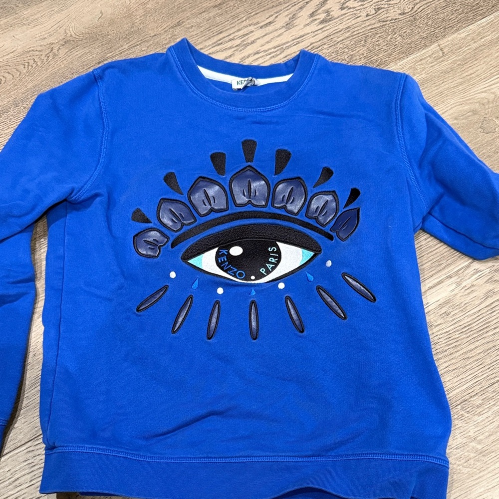 Kenzo Kids Royal Blue Eye Sweatshirt